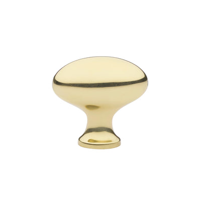 Emtek Egg 1-3/4" Wardrobe Knob in Polished Brass
