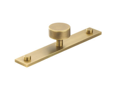 Armac Martin MIX Plain Cabinet Knob & Backplate