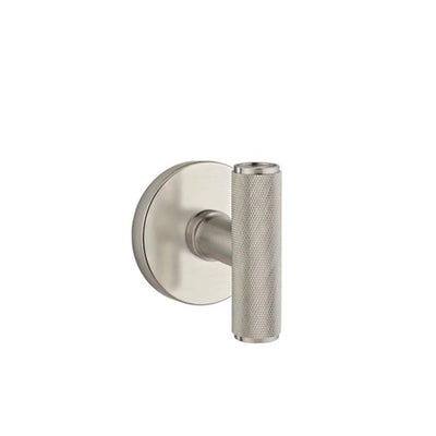 Emtek Ace Knurled Knob with Disk Rosette in Satin Nickel
