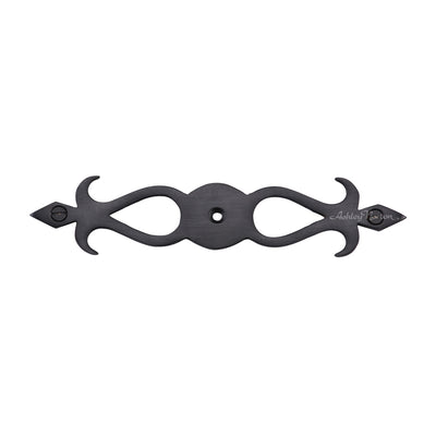 Ashley Norton MT42FL Fleur-de-Lis Backplate in Dark Oil Rubbed