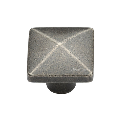 Ashley Norton 390 Pyramid Knob in Medium White Bronze