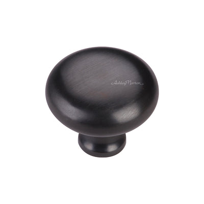 Ashley Norton MT0117 Round Knob in Dark Oil Rubbed