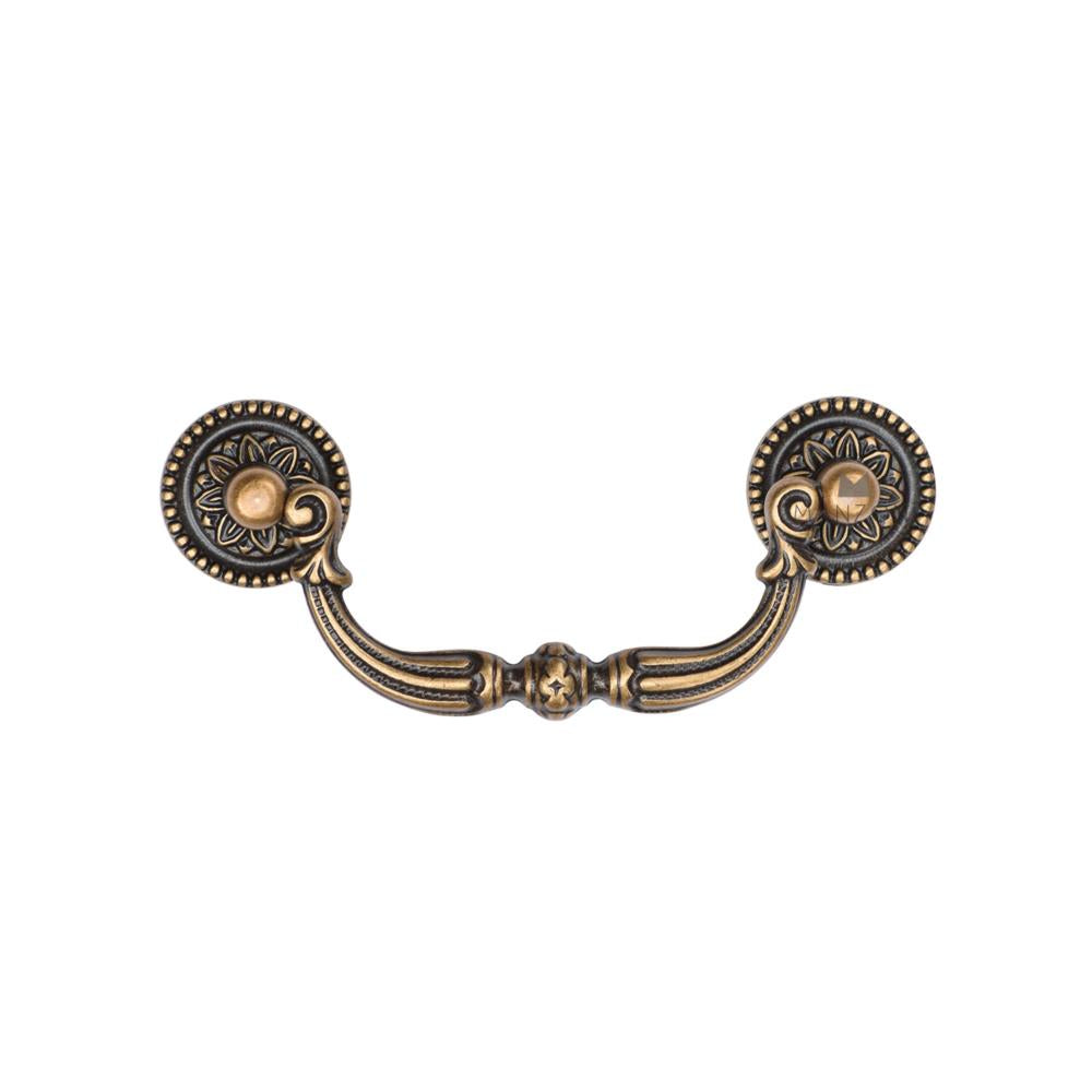 Ashley Norton MB3085 Orante Drop Pull in Distressed Brass