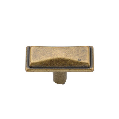 Ashley Norton MB4090 Luca Knob in Distressed Brass