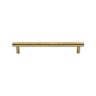 Ashley Norton MK4461 Partial Hammered Cabinet Pull in Satin Brass