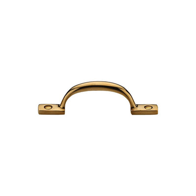 Ashley Norton MT1090 Sash Pull in Unlacquered Brass