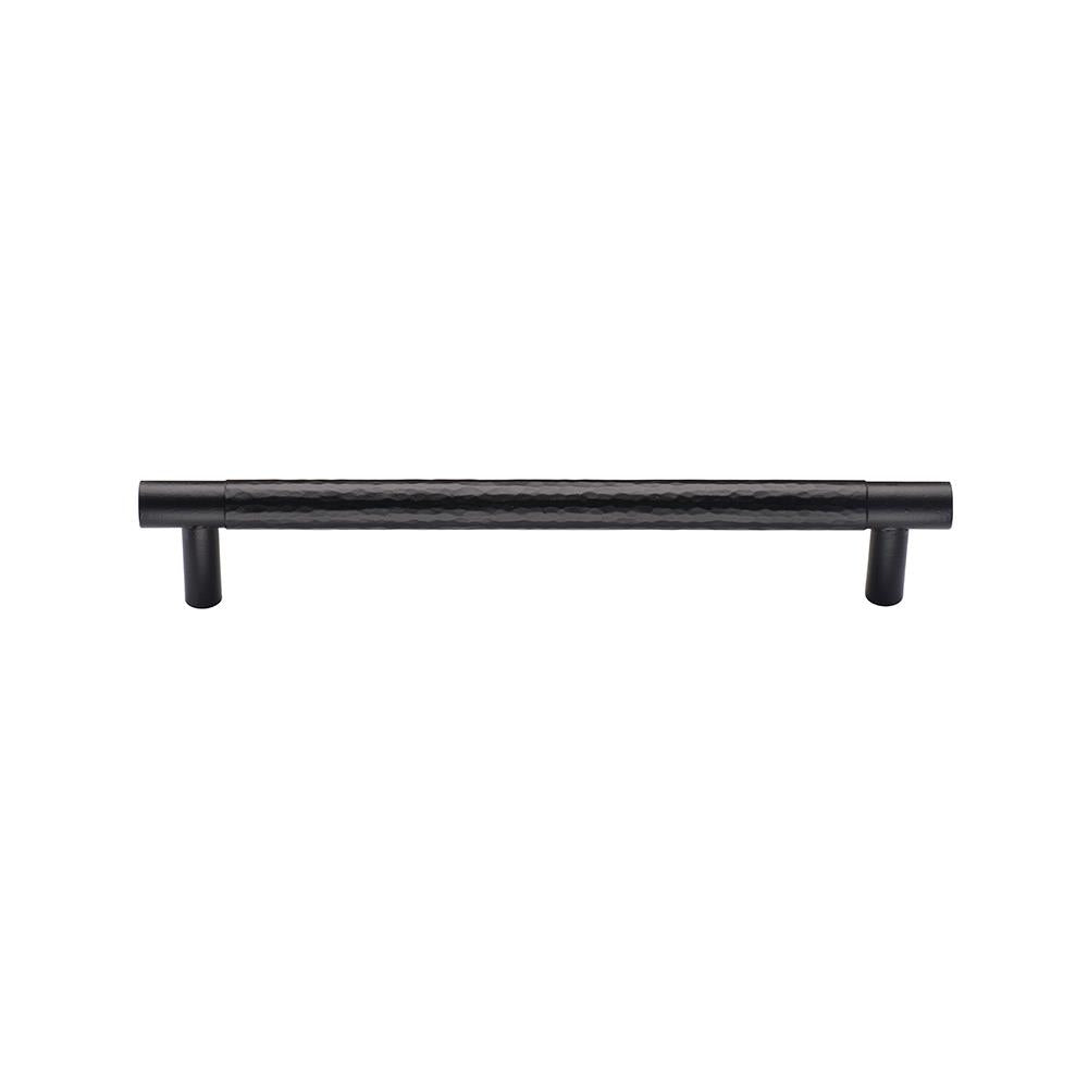 Ashley Norton MK4461 Partial Hammered Cabinet Pull in Flat Black