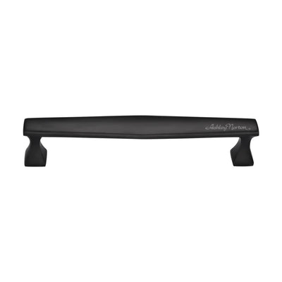 Ashley Norton MT0334 Deco Pull in Flat Black