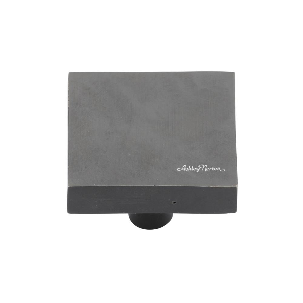 Ashley Norton 3897 Square Disc Knob in Dark Bronze