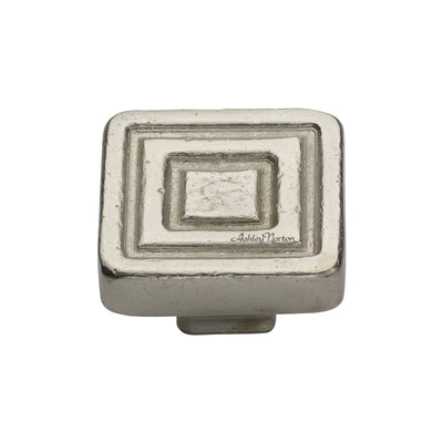 Ashley Norton 3980 Deco Knob in White Bronze
