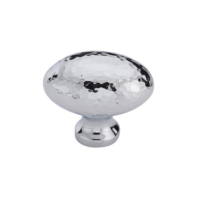 Ashley Norton MK0118 Hammered Egg Cabinet Knob in Polished Nickel