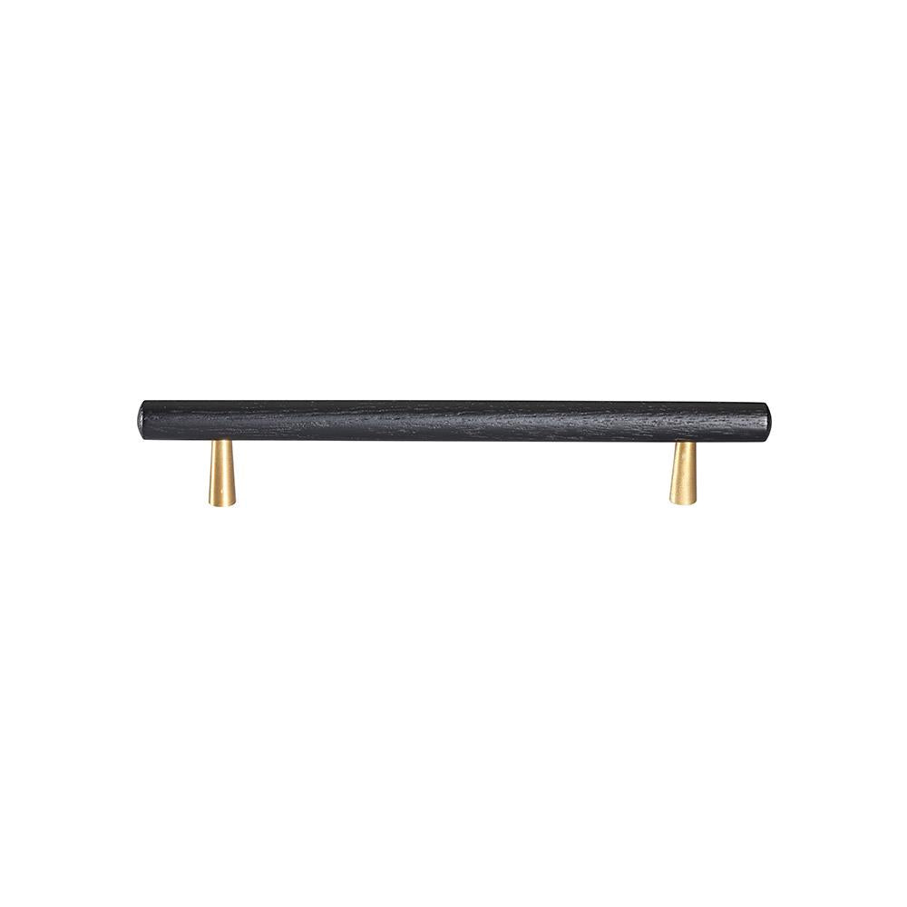 Ashley Norton MN7763 Slim Bar Pull in Black Stained Ash