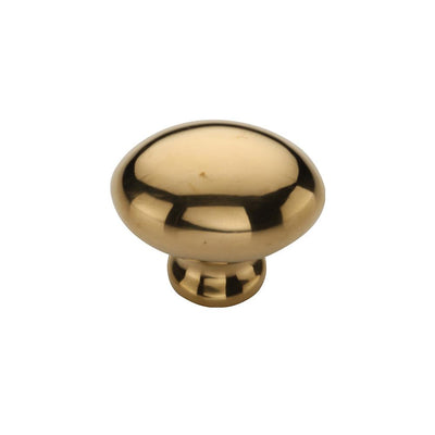Ashley Norton MT0118 Egg Knob in Unlacquered Brass