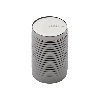 Ashley Norton MT3840 Reeded Stick Cabinet Knob in Polished Nickel