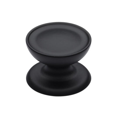 Ashley Norton MT4386 Beverly Knob in Flat Black