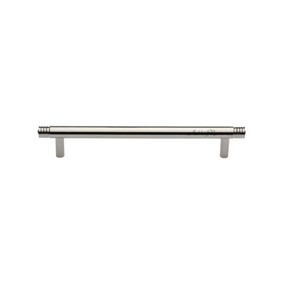 Ashley Norton MT4446 Zurich Ridged Pull in Polished Nickel
