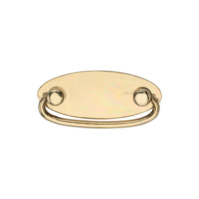 Ashley Norton 6266 Oval Drop Pull in Natural Bronze
