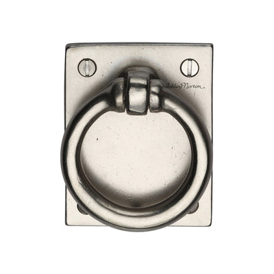 Ashley Norton 6367 Drop Pull on Plate in White Bronze