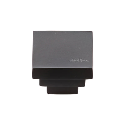 Ashley Norton MT3672 Square Stepped Knob in Dark Oil Rubbed