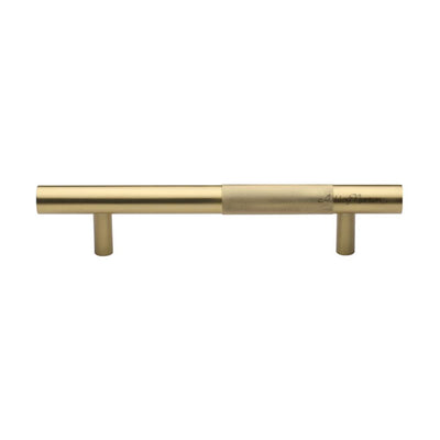 Ashley Norton V1365 Bar Knurled Appliance Pull in Satin Brass