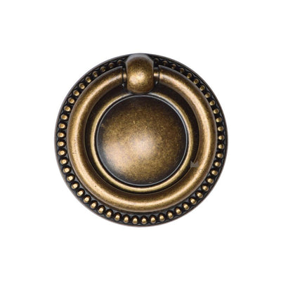 Ashley Norton MB2212 Classic Ring Pull in Distressed Brass