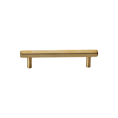 Ashley Norton MT4422 Hex Modern Profile Pull in Unlacquered Brass