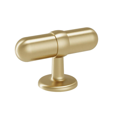Ashley Norton MT8345 Alston T-Bar in Satin Brass