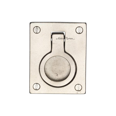 Ashley Norton 1166 Flush Ring Pull in White Bronze
