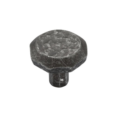 Ashley Norton MG0761 Distressed Knob in Vintage Black Iron
