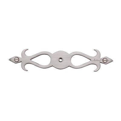 Ashley Norton MT42FL Fleur-de-Lis Backplate in Satin Nickel