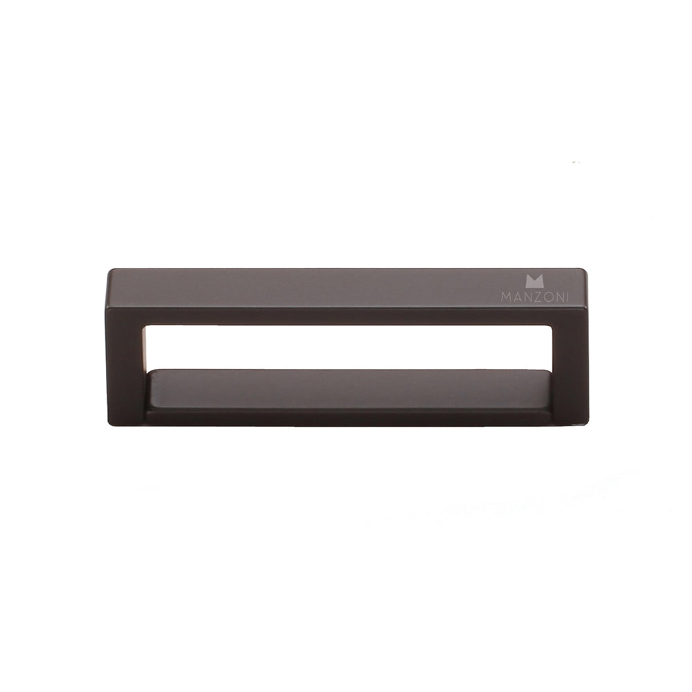 Ashley Norton MC2780 Box Pull in Flat Black