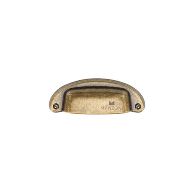 Ashley Norton MB5332 Classic Cup Pull in Distressed Brass