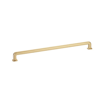 Emtek Westridge 12" C-C Pull in Satin Brass