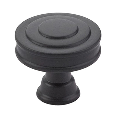 Emtek Glendon 1-5/8" Knob in Flat Black
