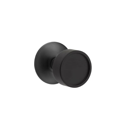 Emtek Verve Knob with Modern Rosette in Flat Black