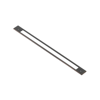 Emtek Modern Back Plate Back Plate for 12" Pull (shown in Oil Rubbed Bronze)