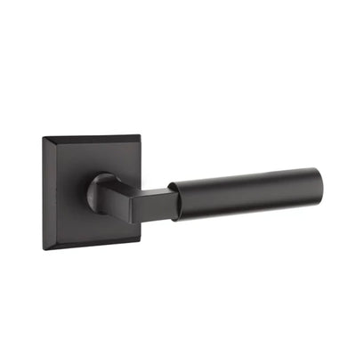 Emtek Bryce Lever with #6 Rosette in Flat Black Bronze