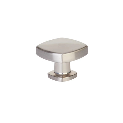 Emtek Kenter 1-1/4" Soft Square Knob in Satin Nickel