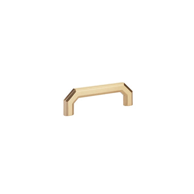 Emtek Riviera 4" C-C Pull in Satin Brass