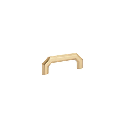 Emtek Riviera 3-1/2" C-C Pull in Satin Brass