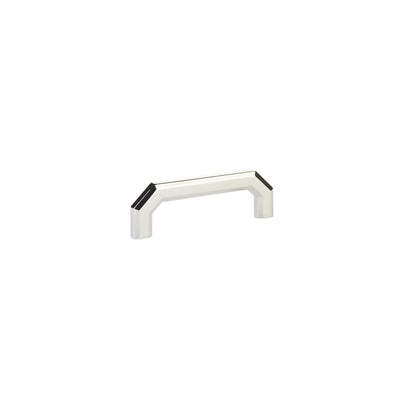 Emtek Riviera 4" C-C Pull in Polished Nickel