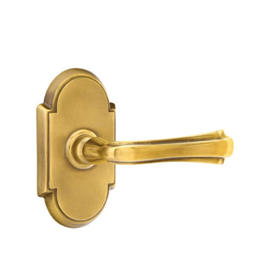 Emtek Wembley Lever with #8 Rosette in French Antique