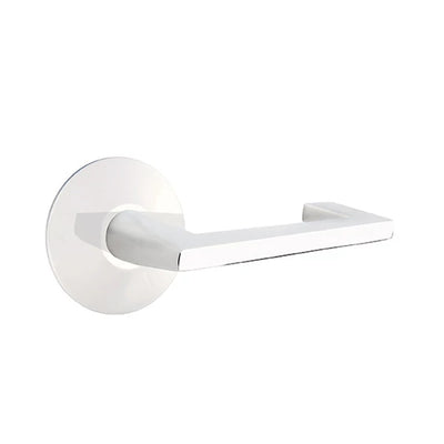 Emtek Argos Lever with Modern Rosette in Polished Chrome