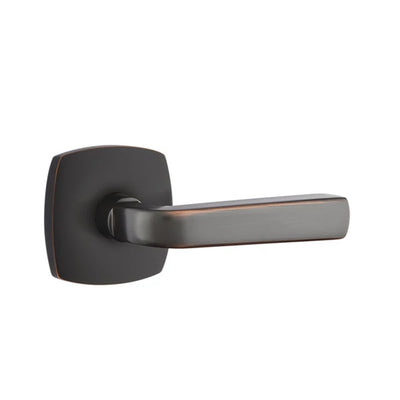 Emtek Sion Lever with Urban Modern Rosette in Oil Rubbed Bronze