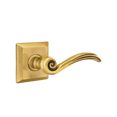 Emtek Elan Lever with Quincy Rosette in French Antique