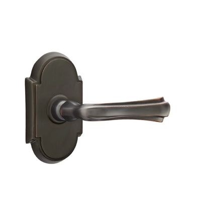 Emtek Wembley Lever with #8 Rosette in Oil Rubbed Bronze