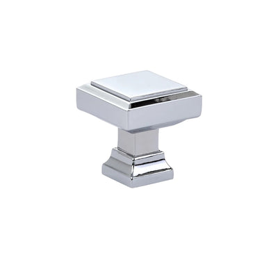 Emtek Geometric 1-1/4" Knob in Polished Chrome