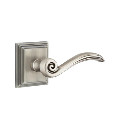 Emtek Elan Lever with Wilshire Rosette in Pewter