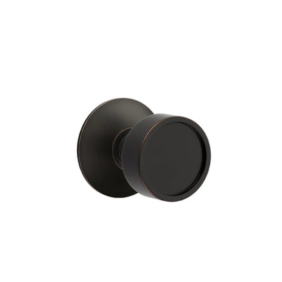 Emtek Verve Knob with Modern Rosette in Oil Rubbed Bronze