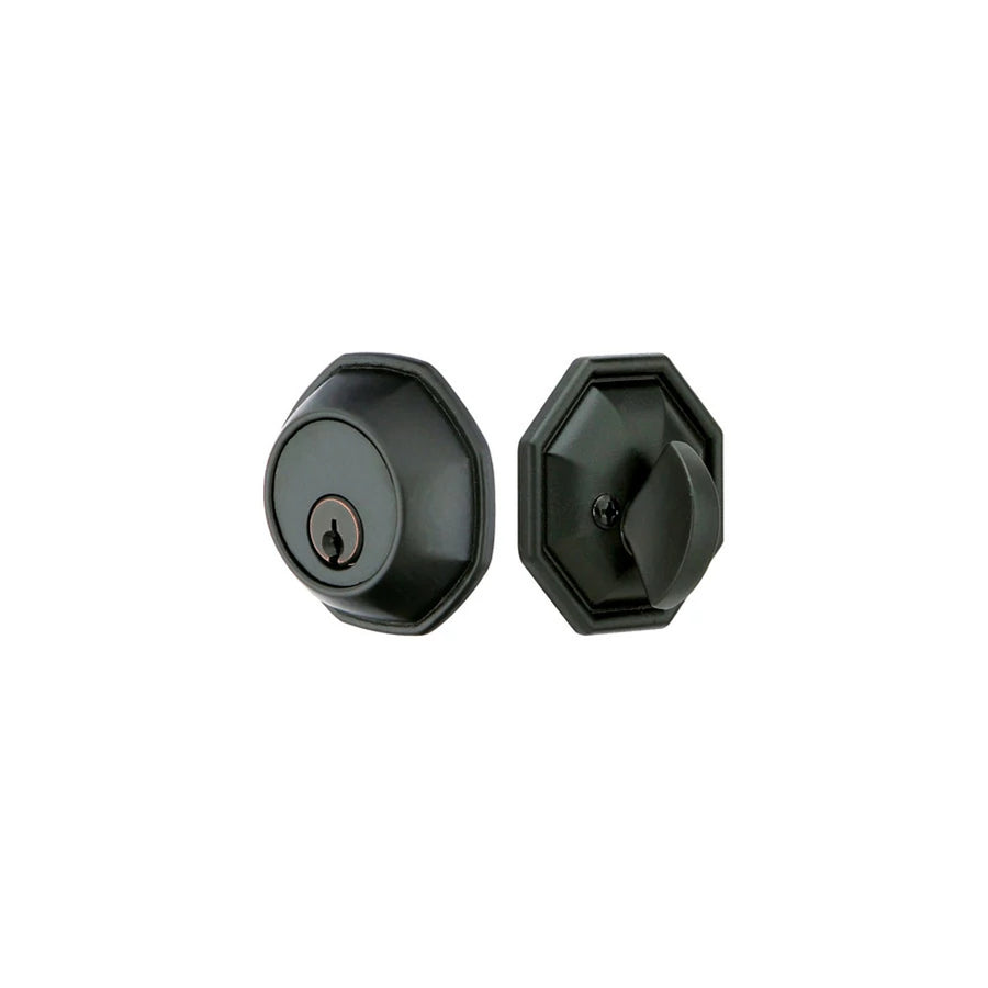 Emtek Octagon Tuscany Bronze Deadbolt